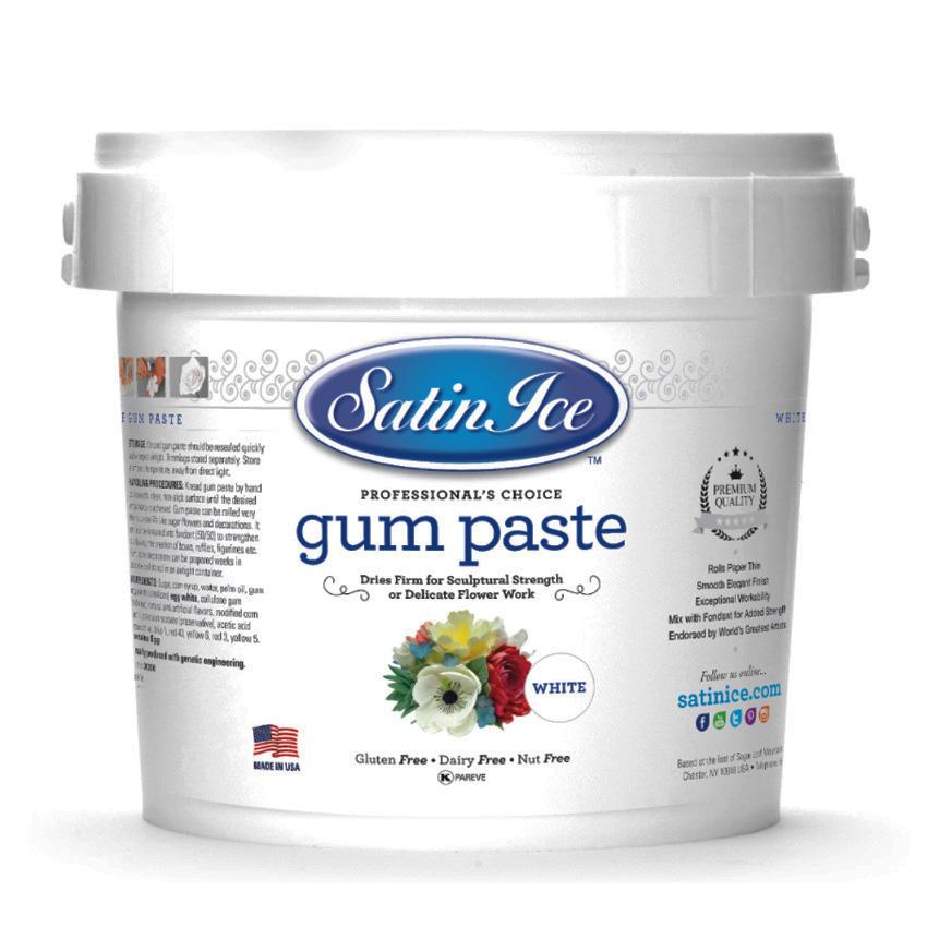 Satin Ice Gum Paste White 2lbs