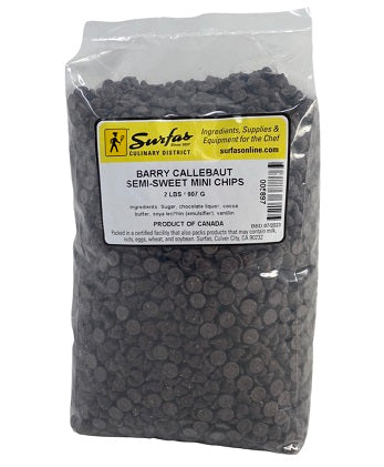 Barry Callebaut Semi-Sweet Mini Chocolate Chips 2lbs