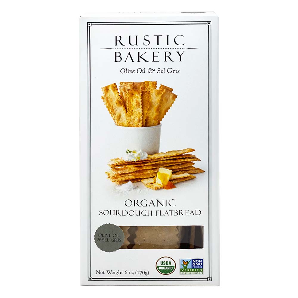 Rustic Flatbread Olive Oil &  Sel Gris Crackers