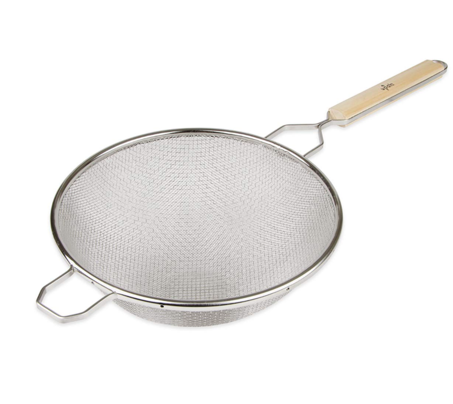 Mesh Strainer - Dbl Mesh 10in S/S