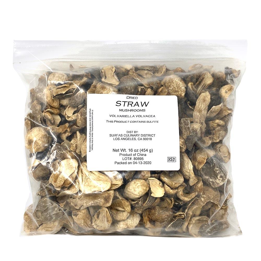 Dried Straw Mushroom 1lb