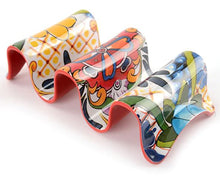 Load image into Gallery viewer, Taco Holder Multi Red

