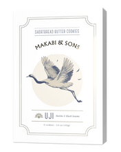 Load image into Gallery viewer, Makabi &amp; Sons Uji Matcha Shortbread Cookies 3.6oz
